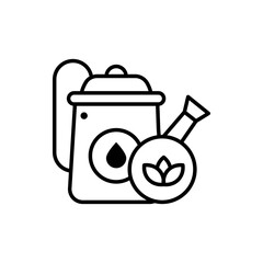  Watering Can Outline illustration style Icon. EPS File 10