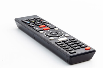 remote control on isolated white background, high resolution photo