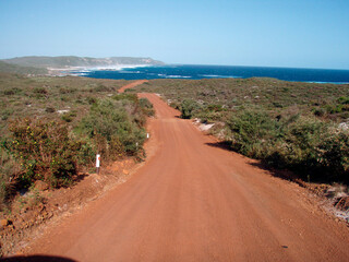 road in the australian desert