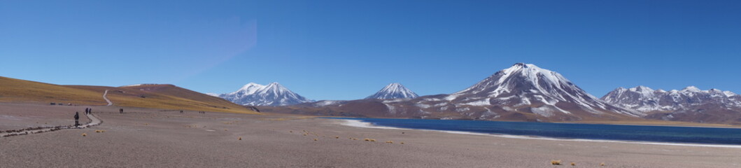 panorama of the mountains atacama chile