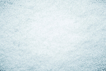 Obraz premium Flatlay, surface covered by snow, texture of snow, space for text