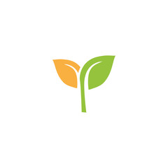 Leaf  ecology Logo Template vector symbol nature