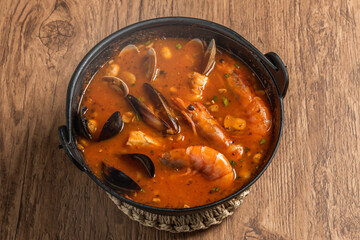 イタリアの魚介類スープ,チョッピーノ  Italian seafood soup(Cioppino)