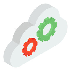 
Cog wheel on webpage showing web configuration icon
