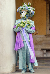 Fototapeta na wymiar Spring mask in Venice