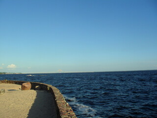 pier in the black river rio negro brasil