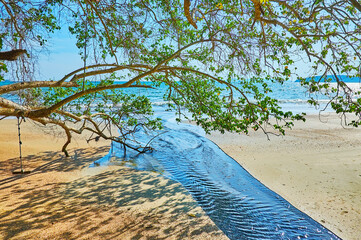 Picnic on Ao Nang beach, Krabi, Thailand