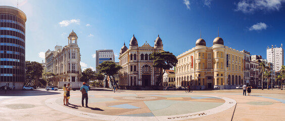 Brasilien, Recife - obrazy, fototapety, plakaty