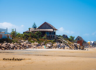 beach hut on the beach