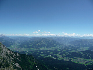 Climbing tour Kopftorlgrat mountain, Tyrol, Austria