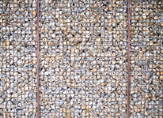 wall of pebbles 