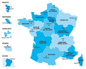 Carte régions de France 2020 sources 4