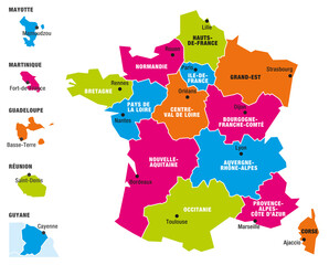 Carte régions de France 2020 sources 8