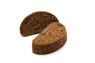 bread on a white background