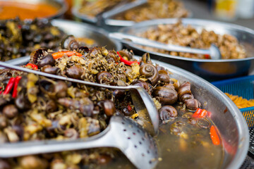 Delicioous steramed mussels in Dalat