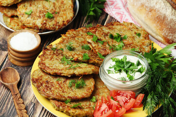 Draniki - a national dish of Belarus