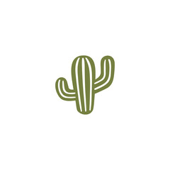 Cactus vector isolated icon illustration. Cactus icon