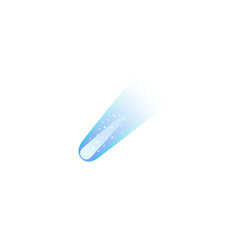 Comet vector isolated icon illustration. Comet icon