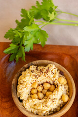 hummus, chickpea puree cream, Spain