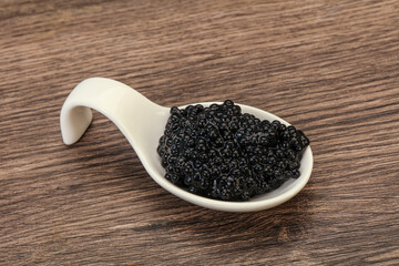 Luxury strugeon fish black caviar