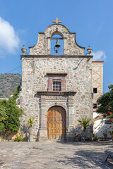 Fototapeta na wymiar Capilla Nuestra Señora del Rosario. Small church in Ajijic.