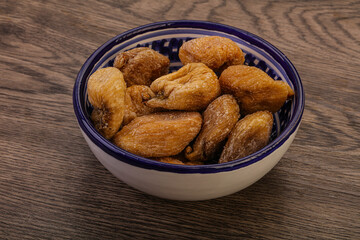 Dry sweet fig fruit heap