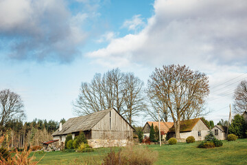 old barn in the countryside