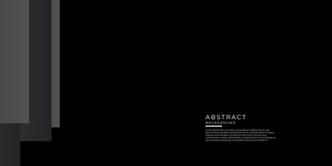 Simple black abstract presentation background