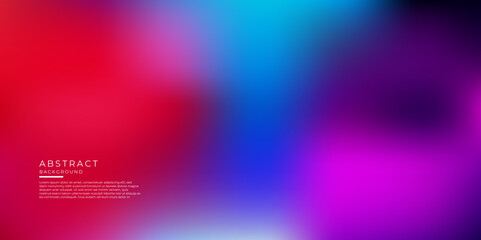 Colorful blur background with blue red purple tosca green vivid color © Roisa