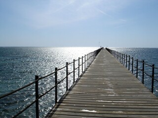 Fototapeta premium Pier in the Red Sea