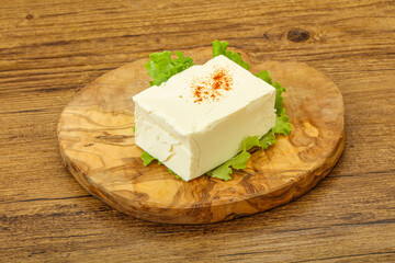 Greek traditional soft feta cheese