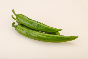 Ripe tasty spicy green pepper