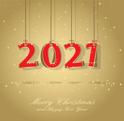 happy new year card 2021