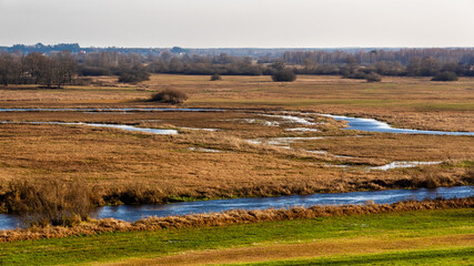 Jesień w Biebrzańskim Parku Narodowym, Podlasie, Polska © podlaski49
