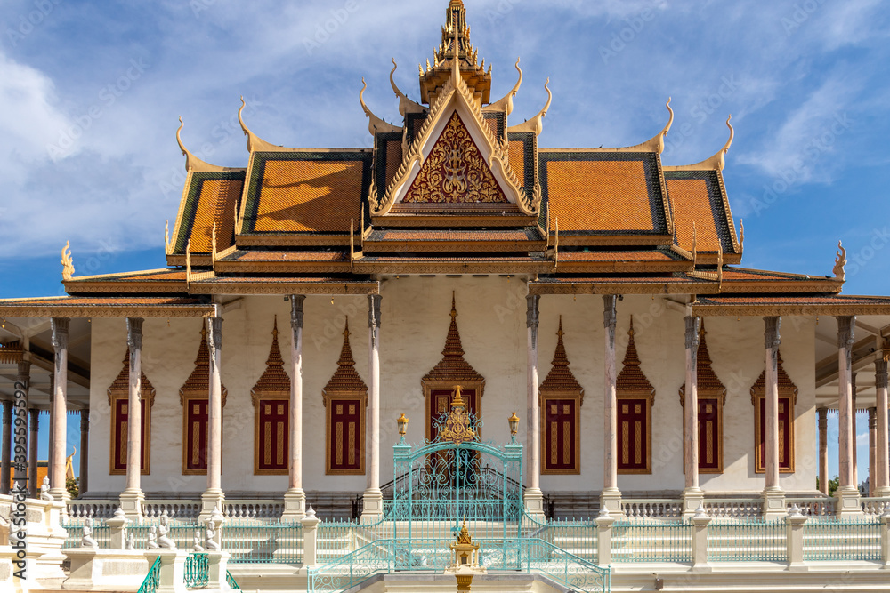 Wall mural Palais royal à Phnom Penh, Cambodge