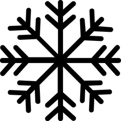 
Snowflake Vector Line Icon
