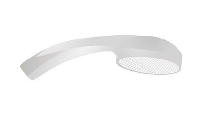 Bathroom shower isolated. vector illustration