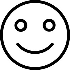 
Happy Vector Line Icon
