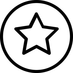 
Star Vector Line Icon
