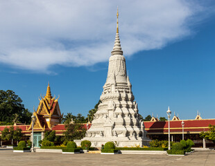 Palais royal à Phnom Penh, Cambodge