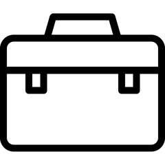 
Briefcase Vector Line Icon
