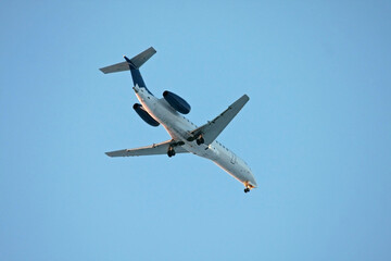 airplane in flight