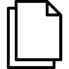 
Document Vector Line Icon
