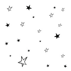 Modern geometric star pattern, stars filled, background texture EPS Vector