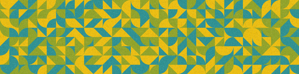 Abstract Geometric Pattern generative computational art illustration