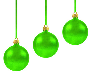  christmas balls green christmas decoration