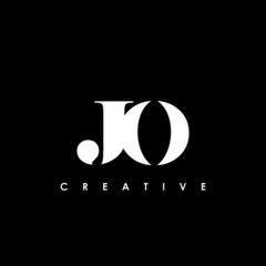 JO Letter Initial Logo Design Template Vector Illustration