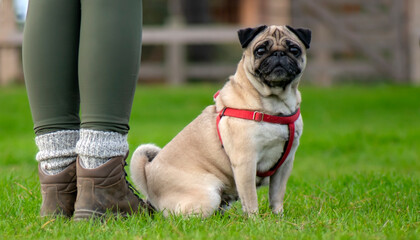 dog walker background
