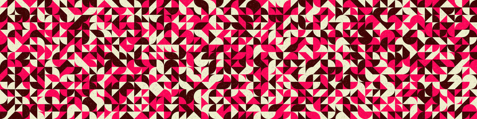 Abstract Geometric Pattern generative computational art illustration