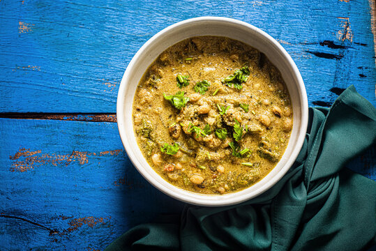 Indian bottlegourd bean curry